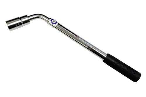 Extending Wheel Brace Telescopic Wrench + 17mm & 19mm Wheelnut Sockets GS/TUV