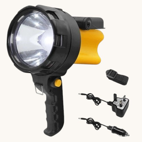 NEW Rechargeable Lantern Work Light Torch 1 Million Candle Power Hand Spotlight