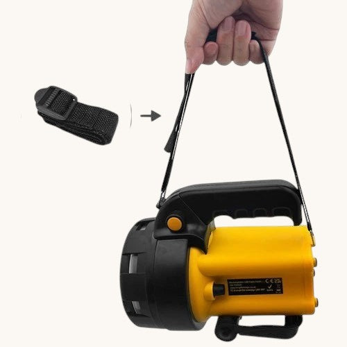 NEW Rechargeable Lantern Work Light Torch 1 Million Candle Power Hand Spotlight