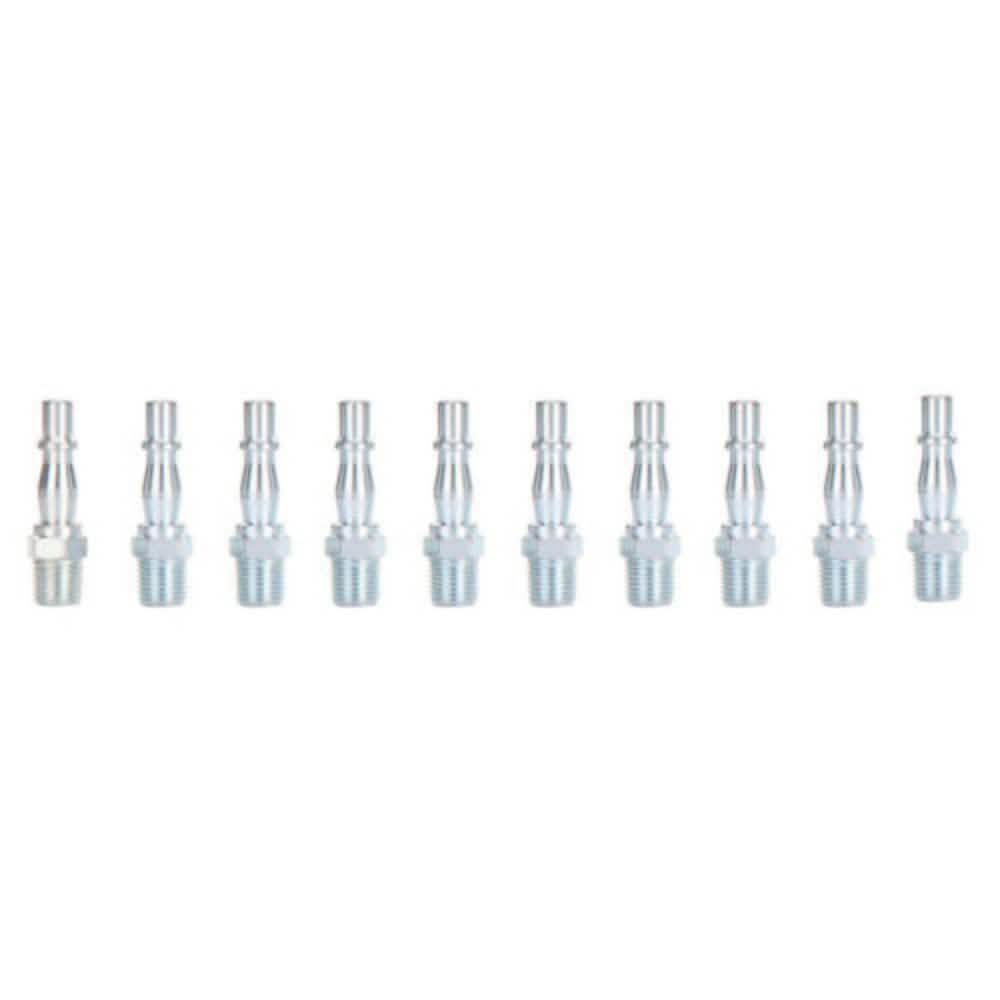 10 Pieces BSP 1/4" MALE PCL Connectors AIR LINE Fittings Couplings Compressor