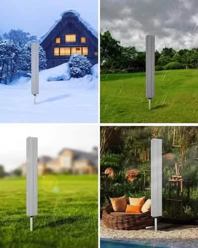 Rotary Washing Line Cover Waterproof Outdoor Airer Dryer Parasol 148x30cm