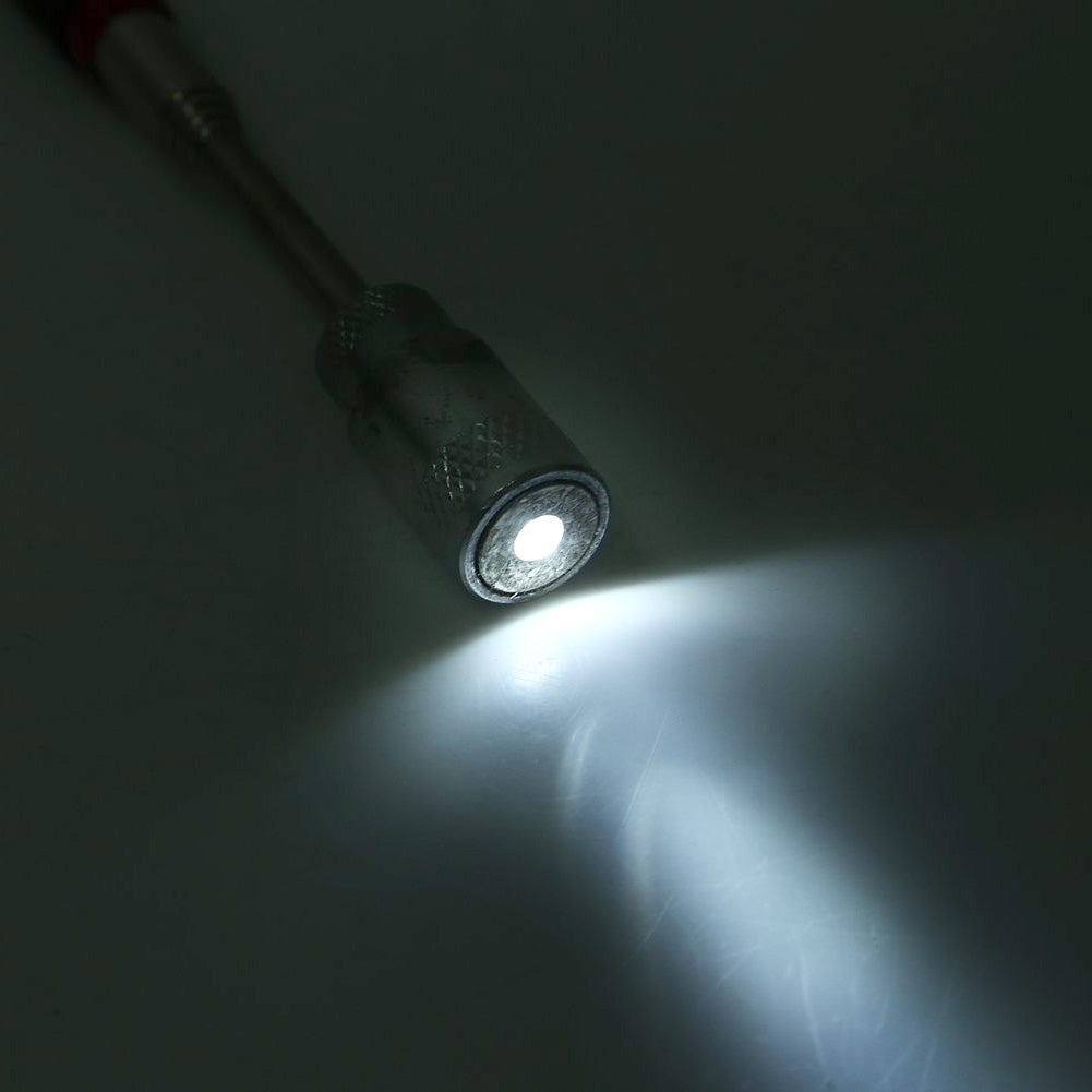 Telescopic Magnetic Pick Up Tool LED Light Extendable Magnet Nuts Bolts 2.5KG