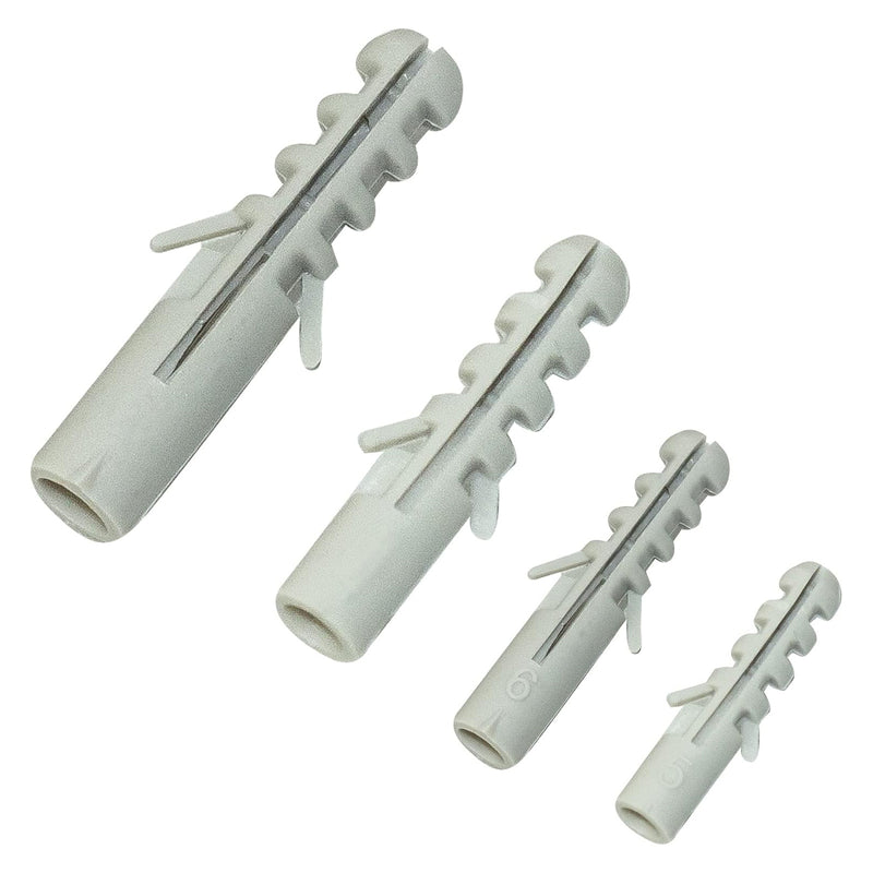 Wall Plug Kit 500pc Assorted Rawl Plugs Screw Fixings Concrete Anchor 5 6 8 10mm