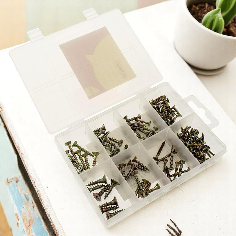 Amtech 149pc Wood Screws Assortment | Pozi Countersunk Woodscrews & Storage Case
