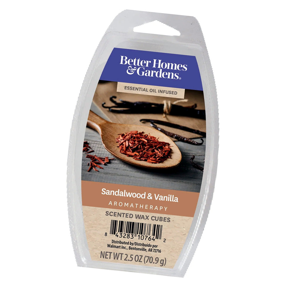Electric Aroma Lamp Scented Wax Warmer & Oil Burner Fragrance Diffuser plus Sandalwood Wax Melts