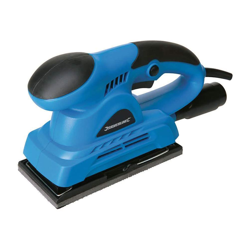 Silverline 1/3 Sheet Electric Sander Silverline 160W 1/3 Sheet Orbital Sander + 22 Sanding Sheets - 3yr Guarantee