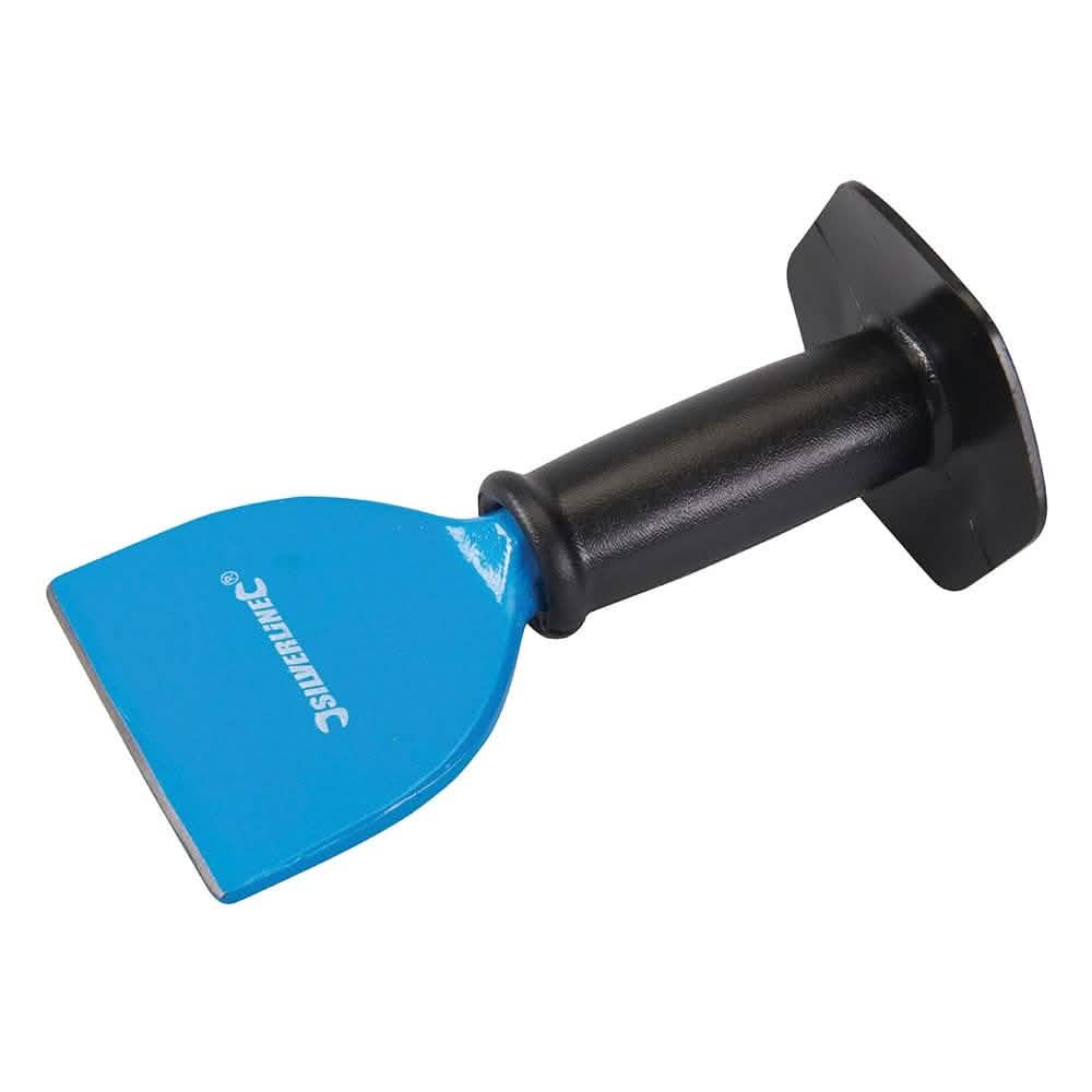 Silverline 100 X 220MM BOLSTER CHISEL WITH GUARD PC40