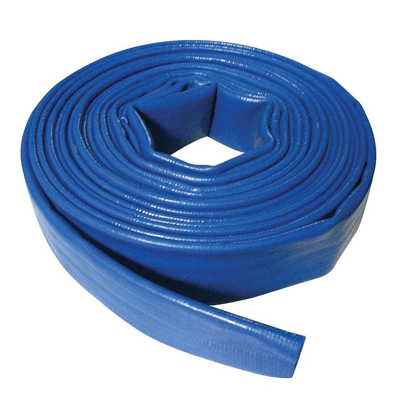 Silverline 10M X 50Mm Lay Flat Water Pump Discharge Delivery Hose 675246 Silverline