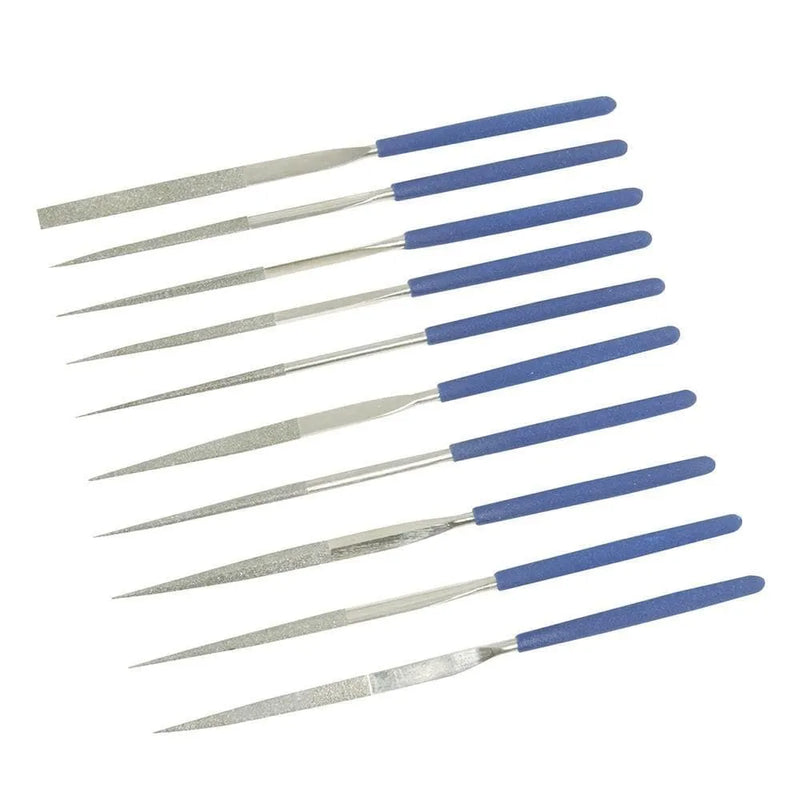 Silverline 10PCE DIAMOND NEEDLE FILE SET 10PCE 633509