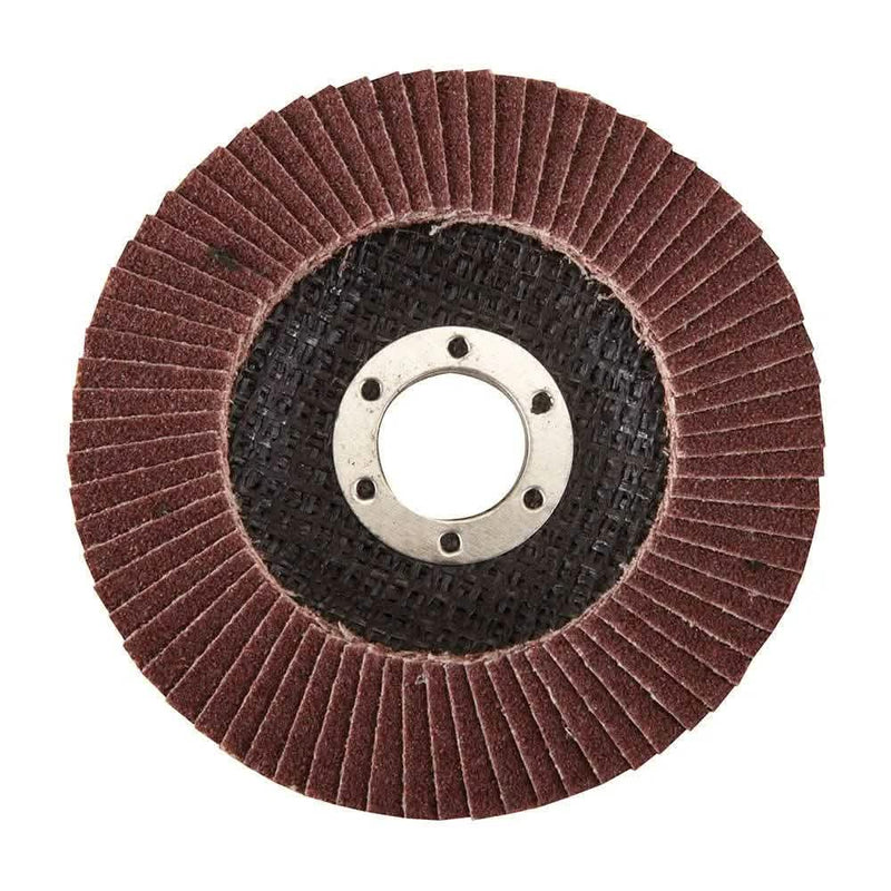 Silverline 115MM 80 GRIT ALUMINIUM OXIDE FLAP DISC 792089