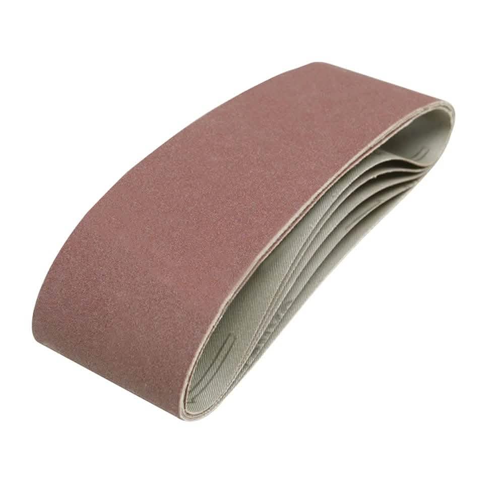 Silverline 120 GRIT SANDING BELTS 75 X 533MM 5PK 625574
