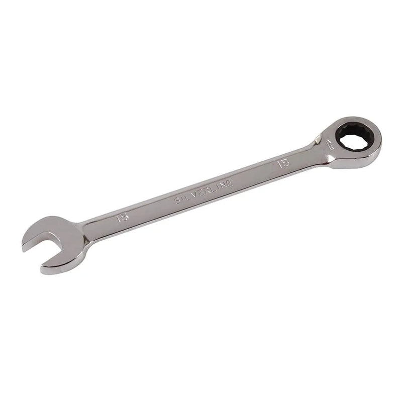 Silverline 15MM FIXED HEAD RATCHET SPANNER 598522