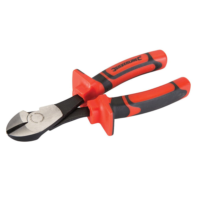 Silverline 160MM VDE ELECTRICIANS EXPERT SIDE CUTTING PLIERS 675148 - LIFETIME WARRANTY