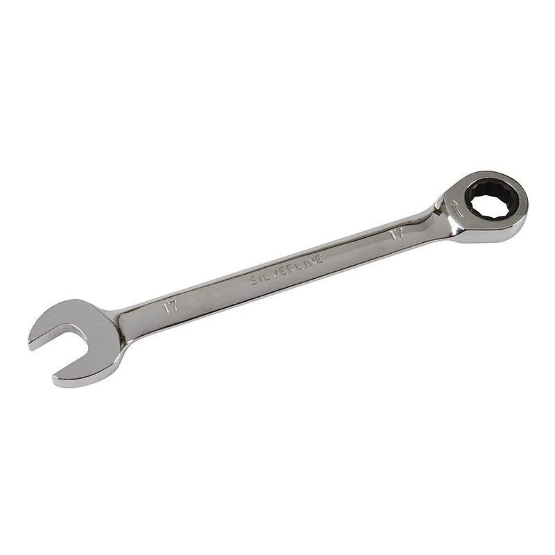 Silverline 17MM FIXED HEAD RATCHET SPANNER 783122