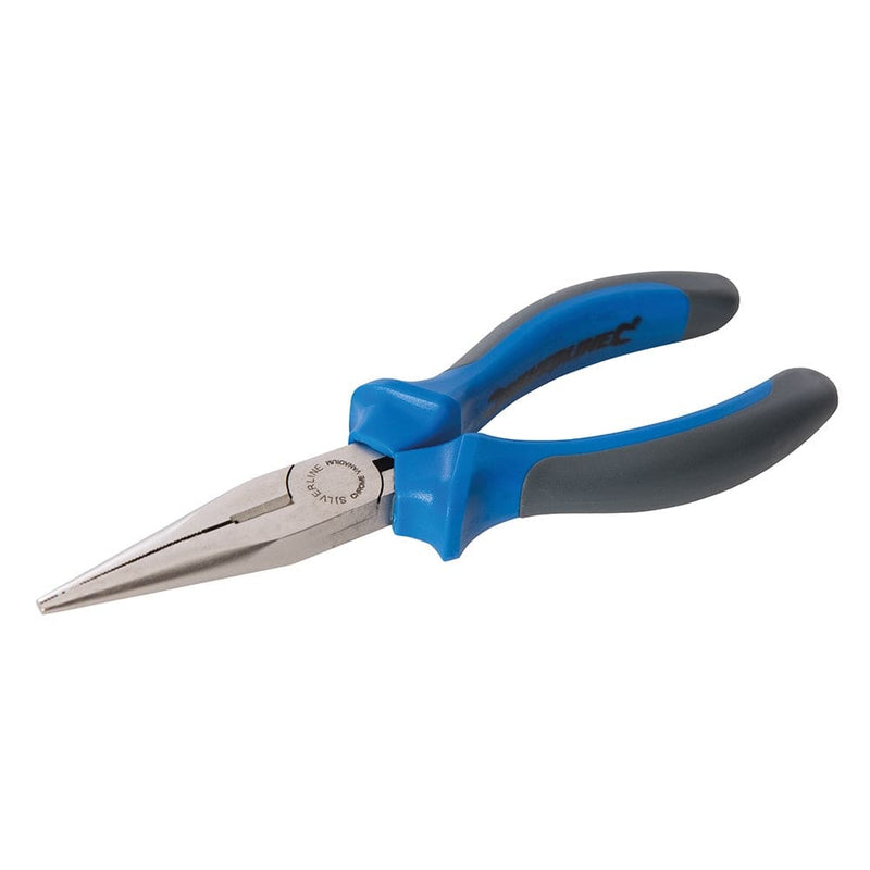 Silverline 200mm Expert Long Needle Nose Pliers Wire Cutter Tool 580436 - Lifetime Warranty
