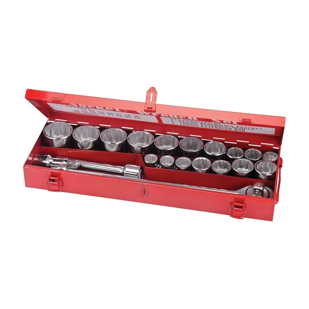 Silverline 21PCE SOCKET SET 3/4" DRIVE METRIC 21PCE 633663
