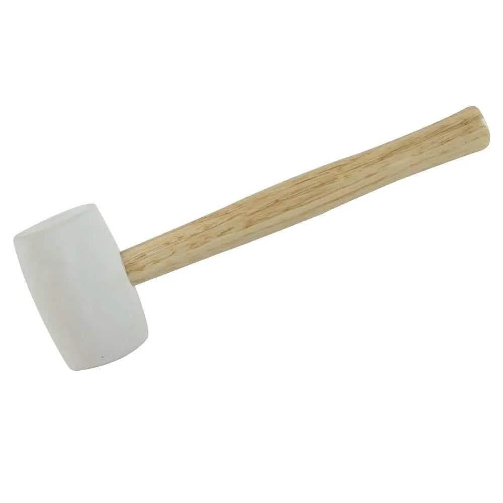 Silverline 24OZ (680G) WHITE RUBBER MALLET 868607