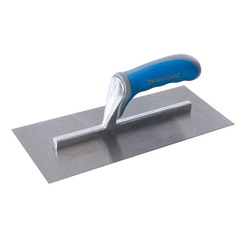 Silverline 280MM PLASTERING TROWEL SOFT-GRIP 373507 FOR BUILDING PLASTERING TROWELS