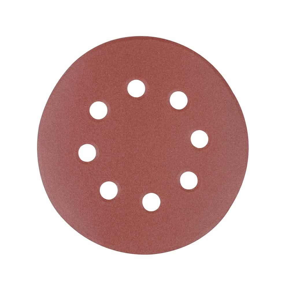 Silverline 40 GRIT HOOK & LOOP DISCS PUNCHED 125MM 10PK 822649