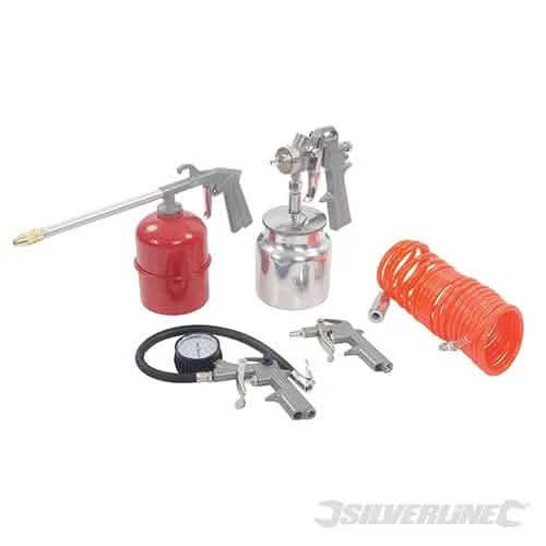 Silverline 5PCE AIR TOOLS & COMPRESSOR ACCESSORIES KIT 5PCE