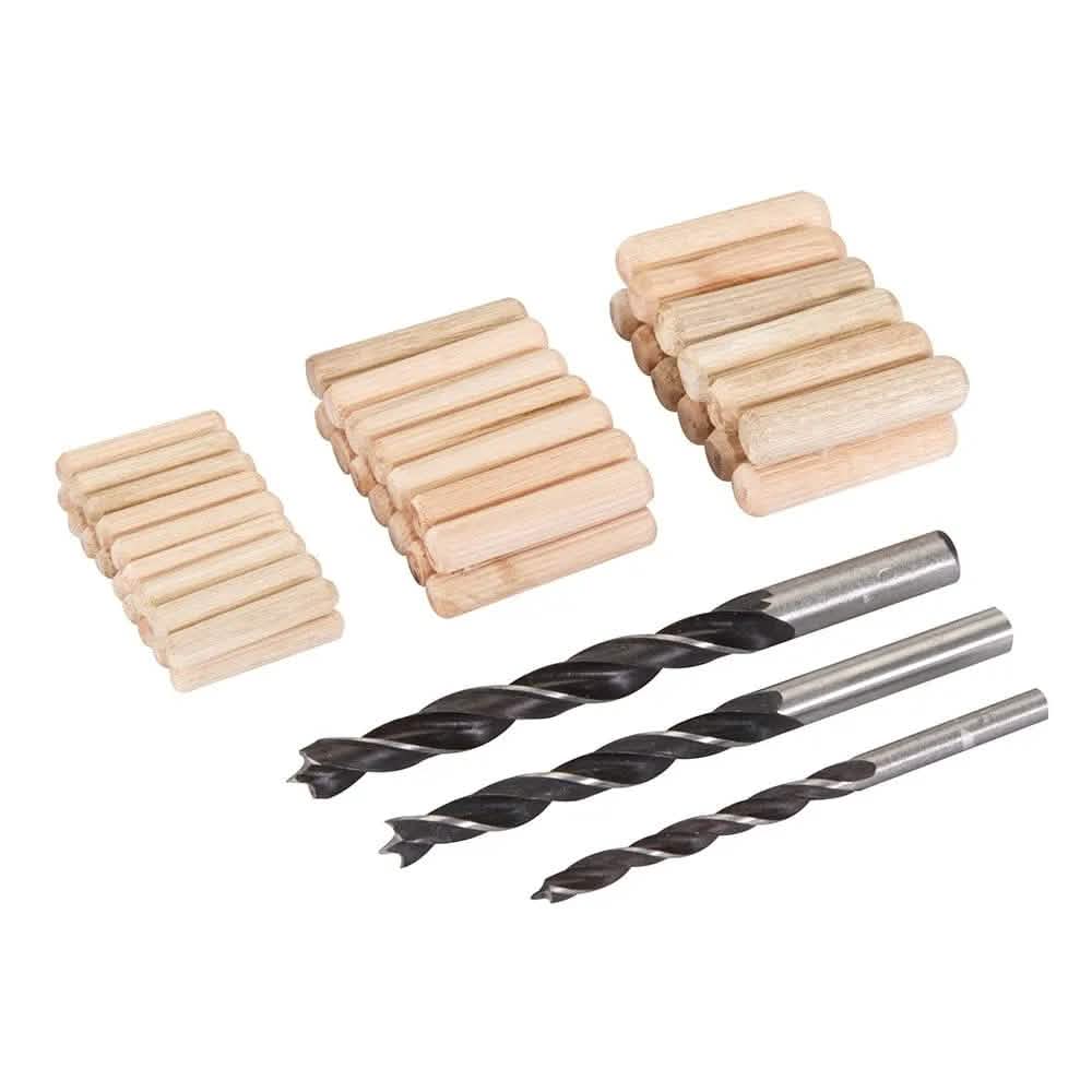 Silverline 6, 8 & 10MM DOWEL & BIT SET 47PCE 675264