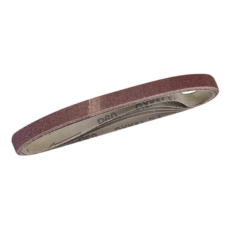 Silverline 60 GRIT SANDING BELTS 10 X 330MM 5PK 364425