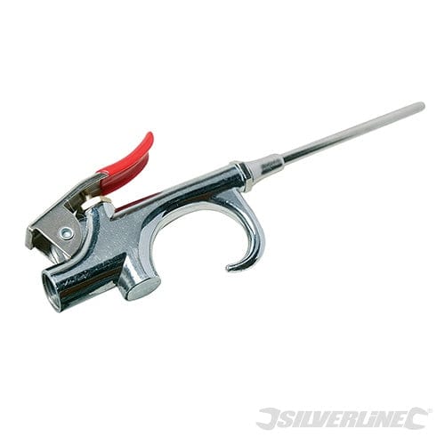 Silverline Air tools Air Blow Gun Long Reach 230mm Silverline 244970