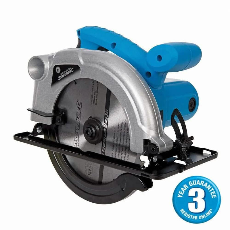 Silverline Handheld Circular Saws CIRCULAR SAW HEAVY DUTY 1200W 230V TCT 185MM 3 YEAR WARRANTY SILVERLINE 845135