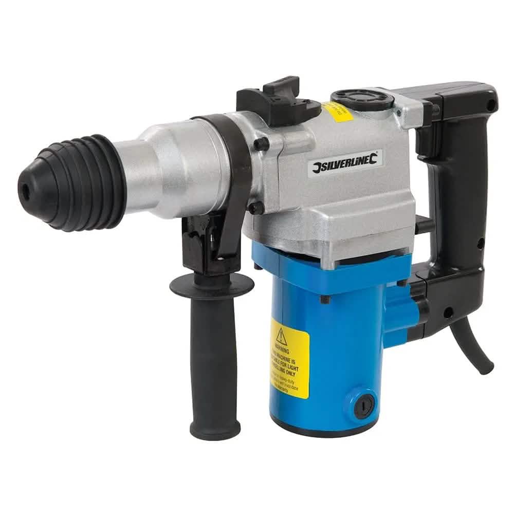Silverline Handheld Power Drills 850w Diy 850w Sds Plus Hammer Drill 633821 Silverline