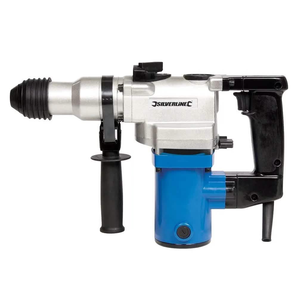 Silverline Handheld Power Drills 850w Diy 850w Sds Plus Hammer Drill 633821 Silverline