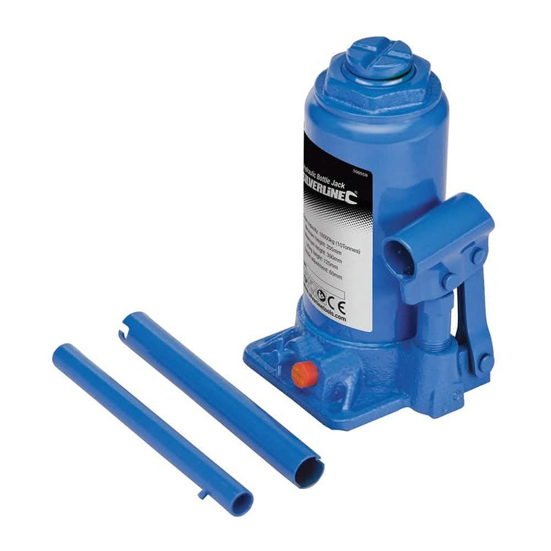 Silverline HYDRAULIC BOTTLE JACK 10 TONNE 598558