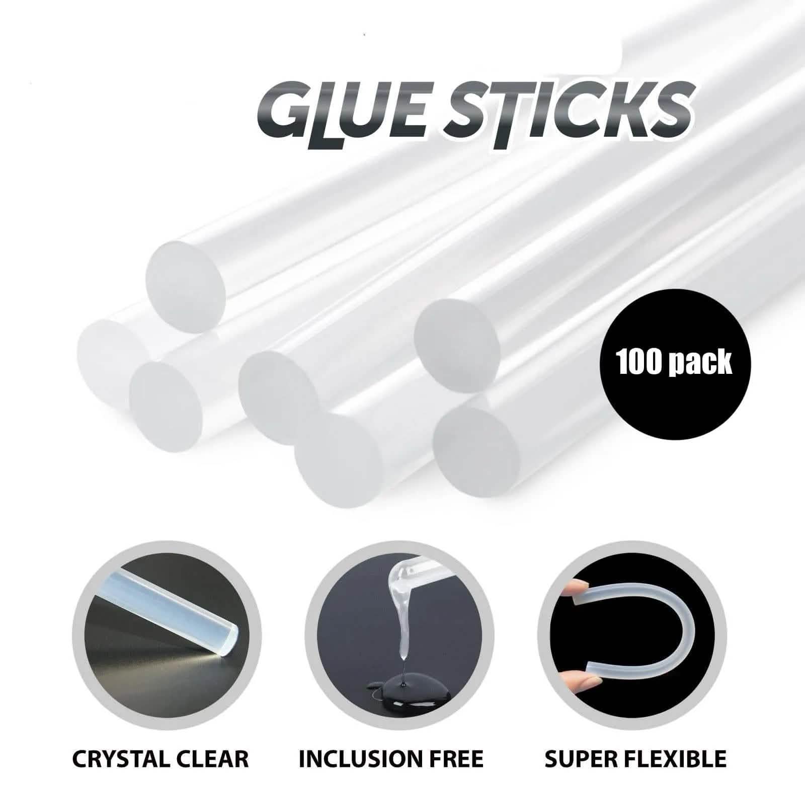 Silverline-Mega glue sticks Glue Sticks - 100 Pack - 7.2mm X 100mm Silverline 652076