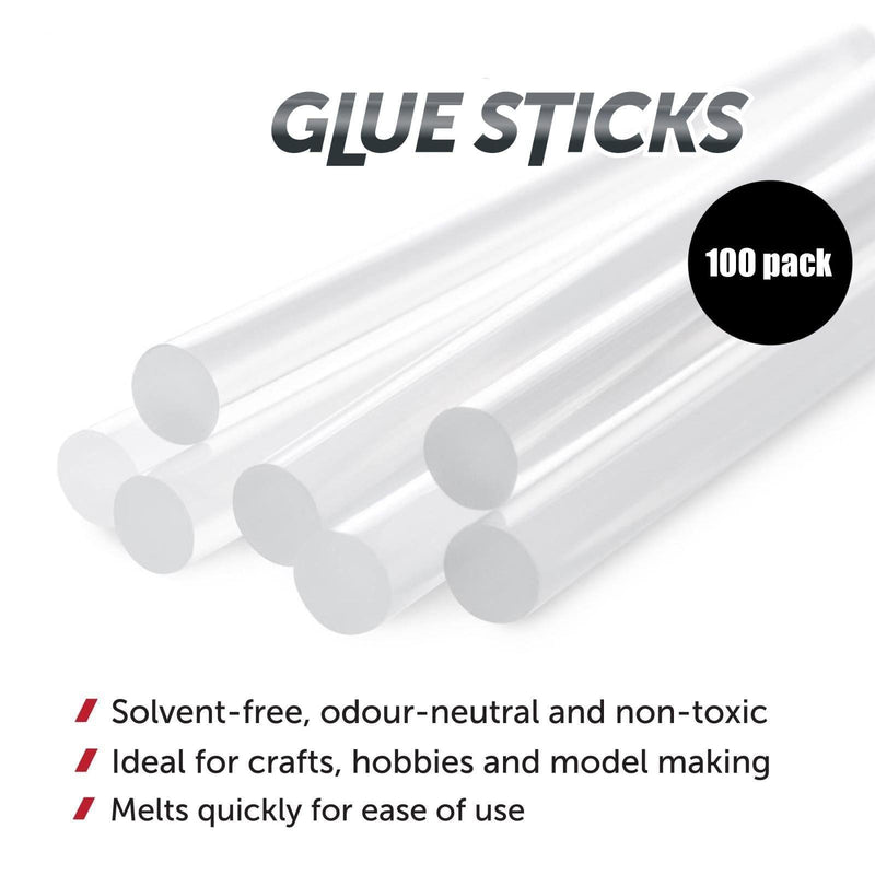 Silverline-Mega glue sticks Glue Sticks - 100 Pack - 7.2mm X 100mm Silverline 652076
