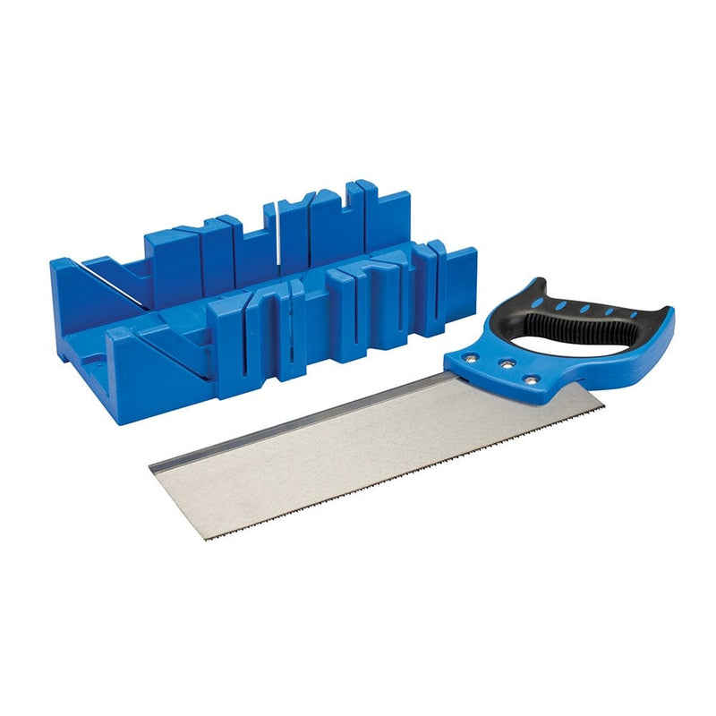 Silverline Mitre Cutting Block Box Expert - 300mm x 90mm + Tenon Wood Saw Silverline 335464