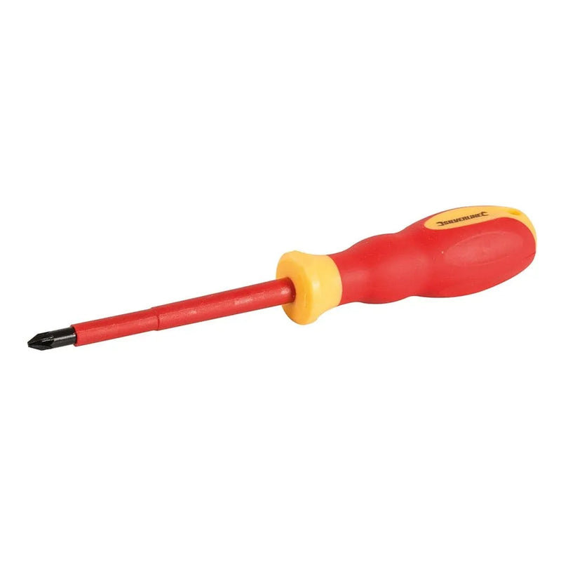 Silverline Pz2 X 100mm Vde Soft-Grip Electricians Screwdriver Pozidriv 511076