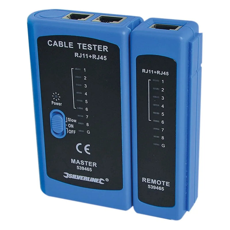 Silverline RJ11 & RJ45 LAN TESTER 539465