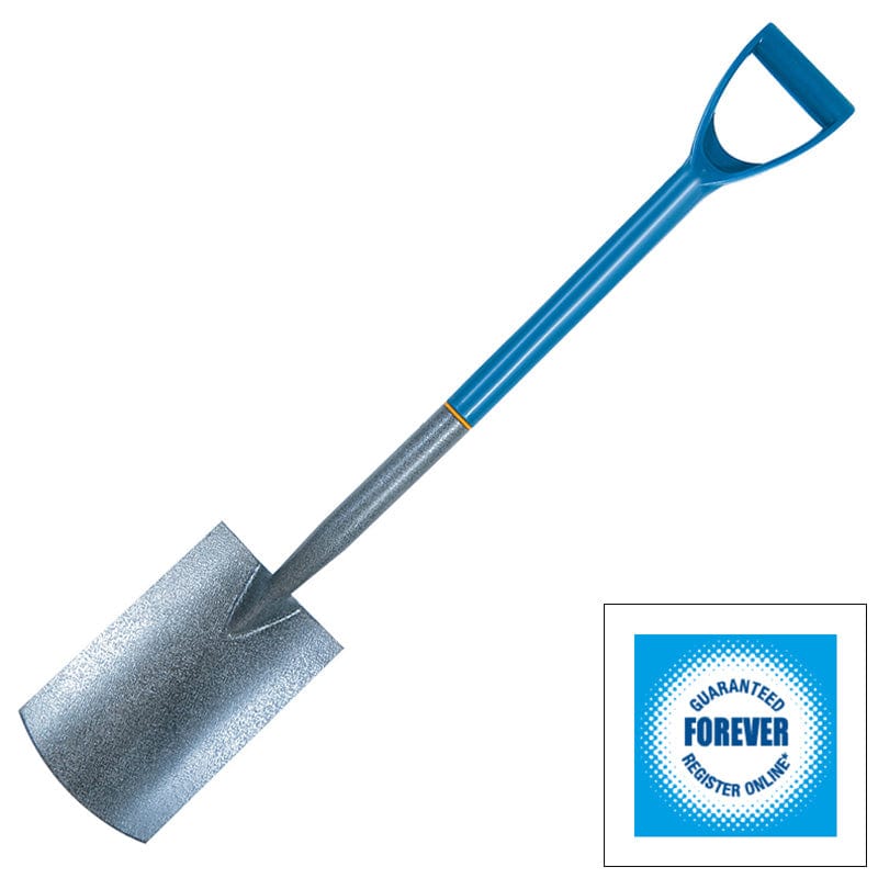 Silverline Shovels & Spades Silverline 930mm Gardeners Compact Border Digging Spade 633530 Lifetime Warranty