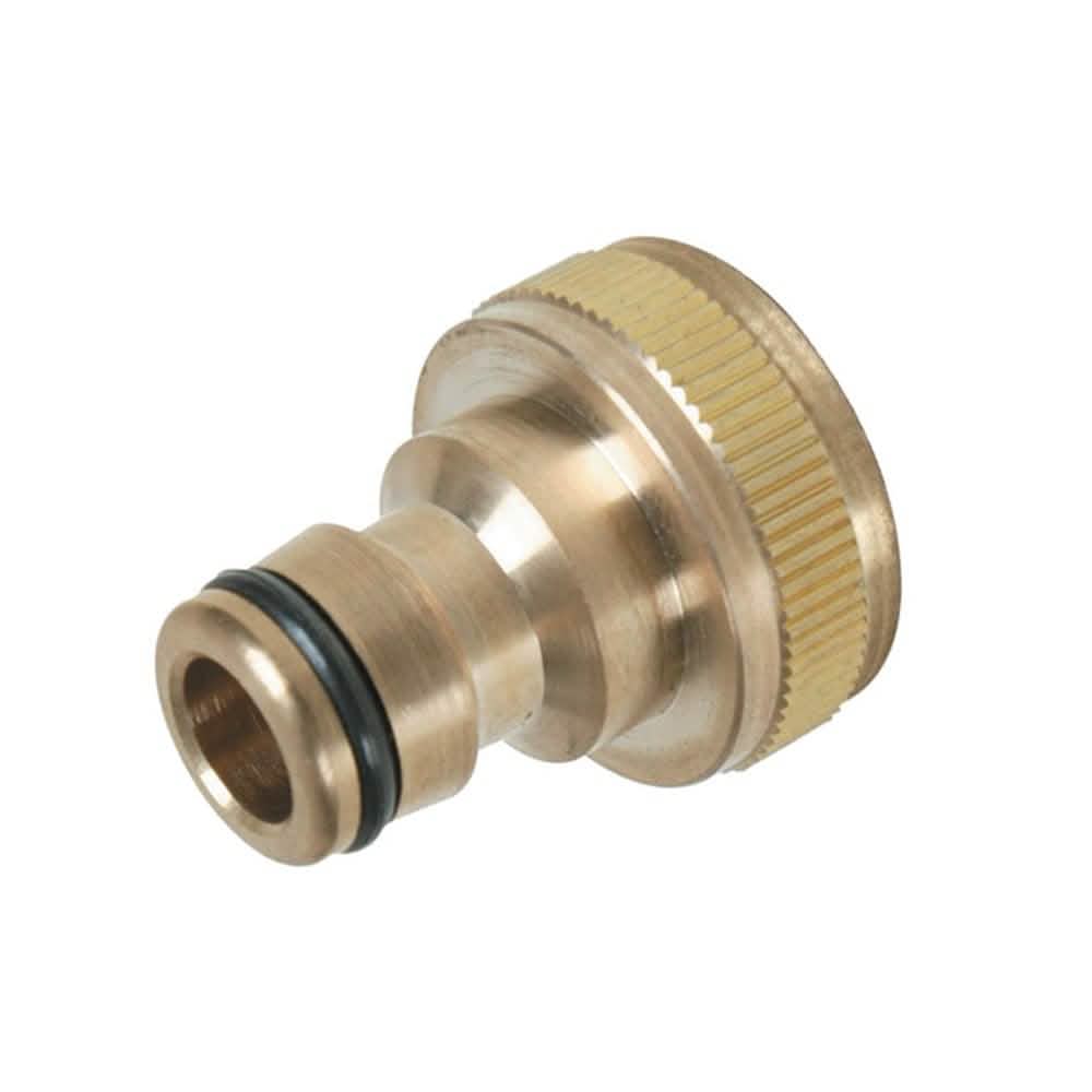 Silverline Silverline 3/4" Bsp - 1/2" Male Tap Connector Brass 598438