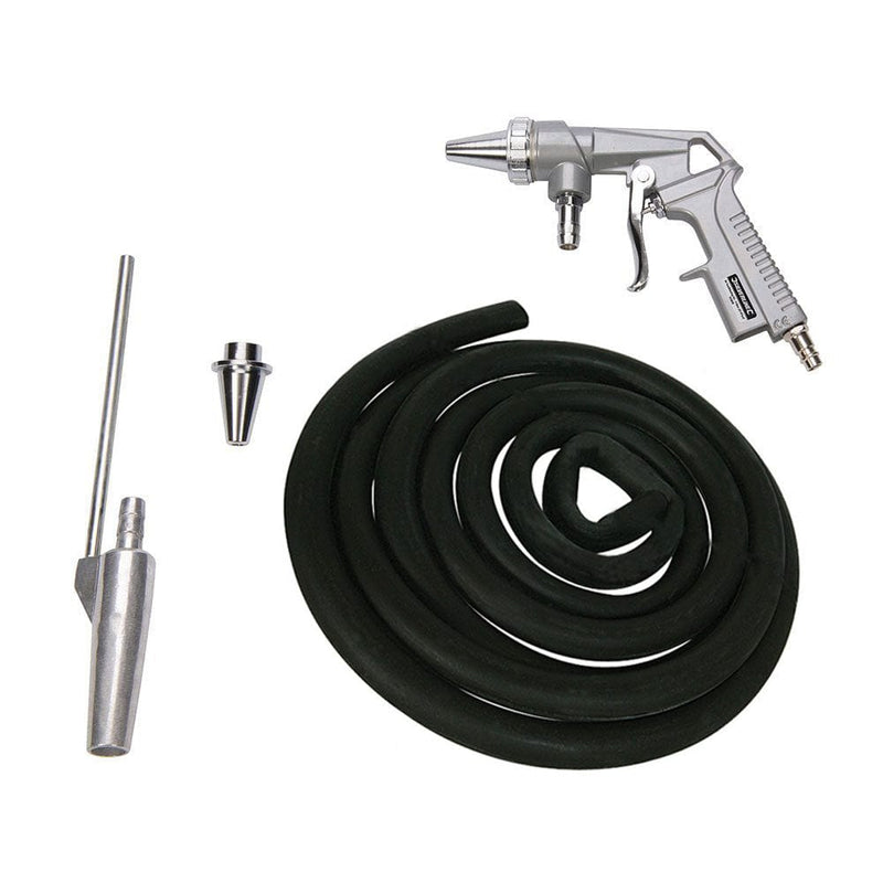 Silverline Silverline 3-6 Bar (43-87Psi) Air Sandblasting Kit Gun Hose Spare Nozzle 633629
