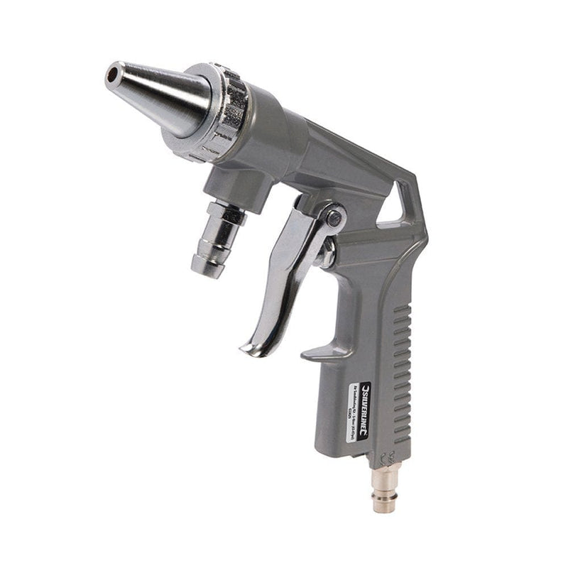 Silverline Silverline 3-6 Bar (43-87Psi) Air Sandblasting Kit Gun Hose Spare Nozzle 633629