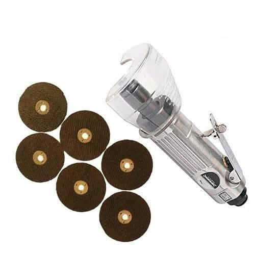 Silverline SILVERLINE 3" (75MM) ROTARY AIR CUT OFF TOOL + 12 CUTTING DISCS 3 YEAR WARRANTY