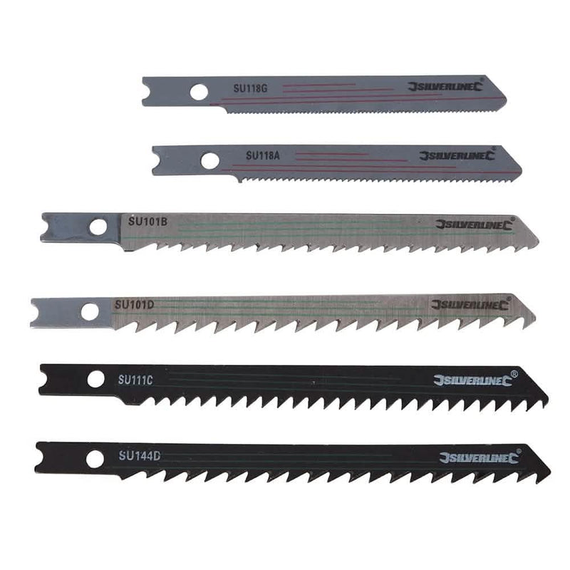 Silverline SILVERLINE 30PC ASSORTED JIGSAW BLADES FOR WOOD & METAL UNIVERSAL FITTING 234292