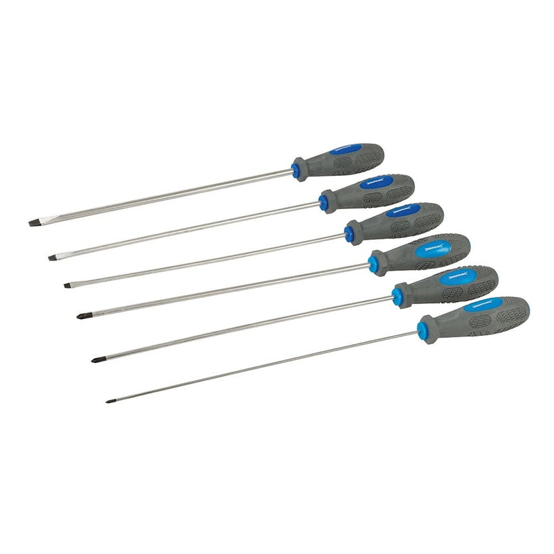 Silverline SILVERLINE 6PCE EXTRA LONG SCREWDRIVER SET -LIFETIME WARRANTY- 909067