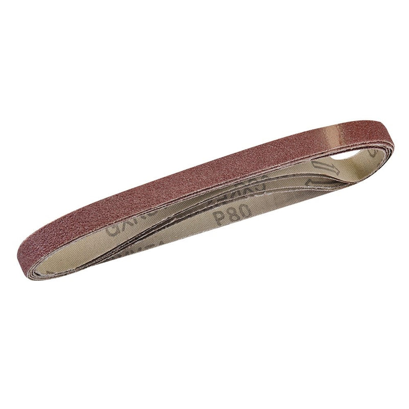 Silverline Silverline 80 Grit Sanding Belts 13 X 457Mm 5Pk 740136