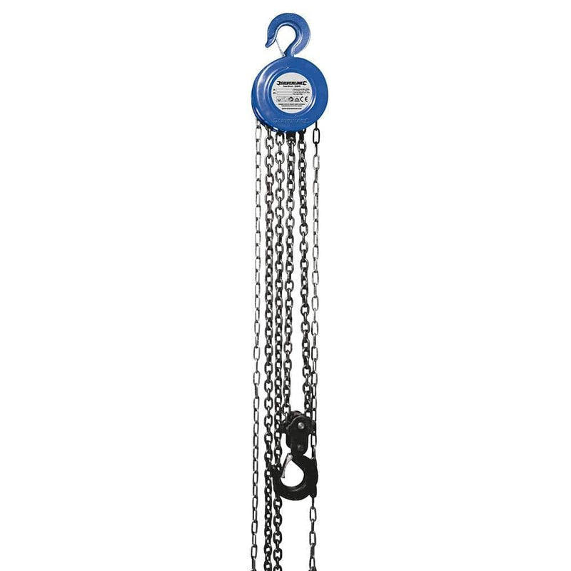 Silverline Silverline 868692 - 2000Kg / 3M Lift Height Chain Block & Tackle