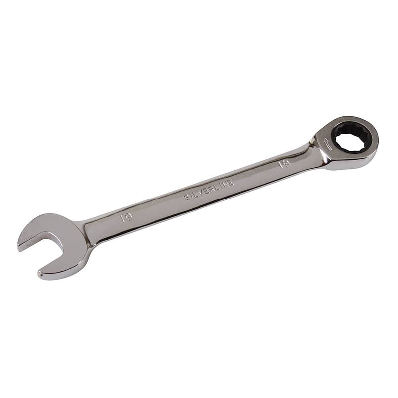 Silverline Spanners 19MM FIXED HEAD RATCHET SPANNER 763581