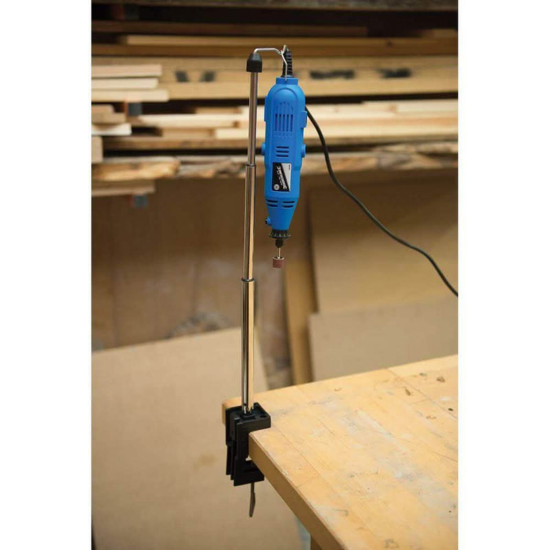 Silverline Tooltime Rotary Tool Telescopic Hanging Stand 550Mm Flexi Dremel Holder