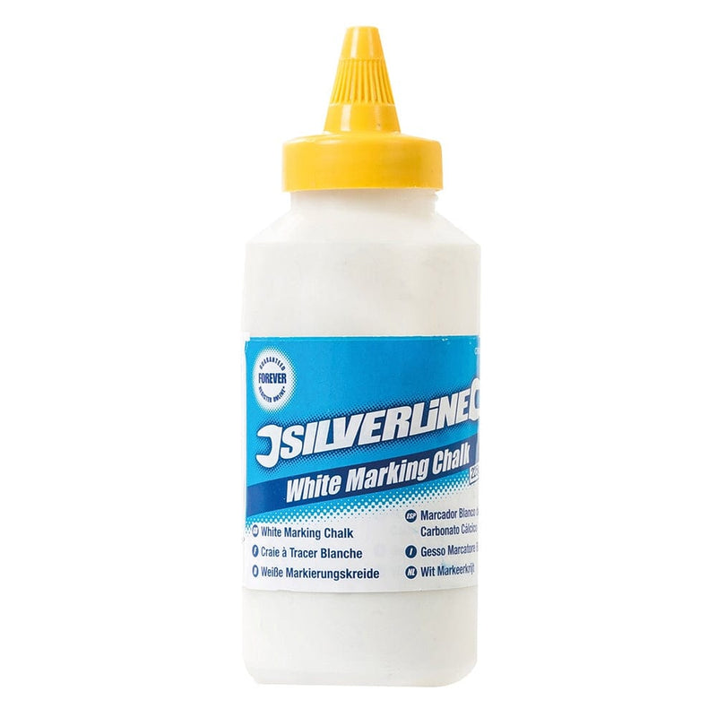 Silverline WHITE MARKING CHALK CB63W FOR BUILDING LINES