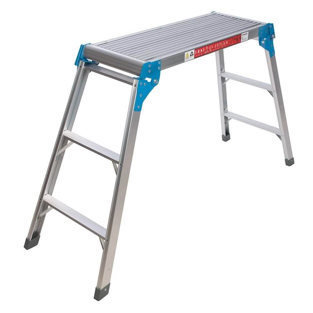 Silverline Work Platforms 150kg Work Step Platform Foldable Step-up Painting Decorating Diy Silverline 537366