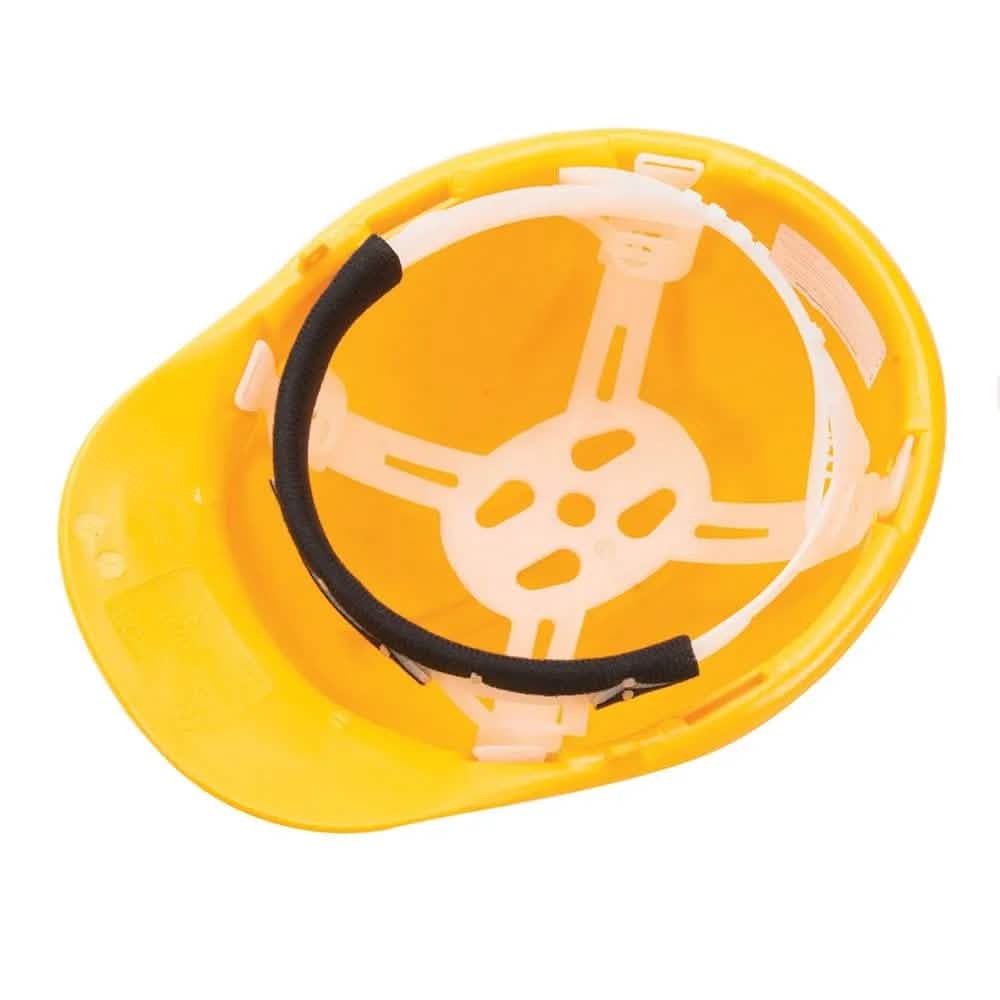 Silverline YELLOW SAFETY HARD HAT 306429